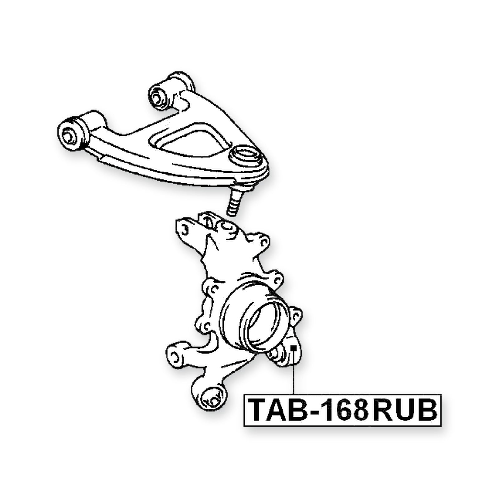 Toyota Chaser Rear Lower Knuckle Bushing