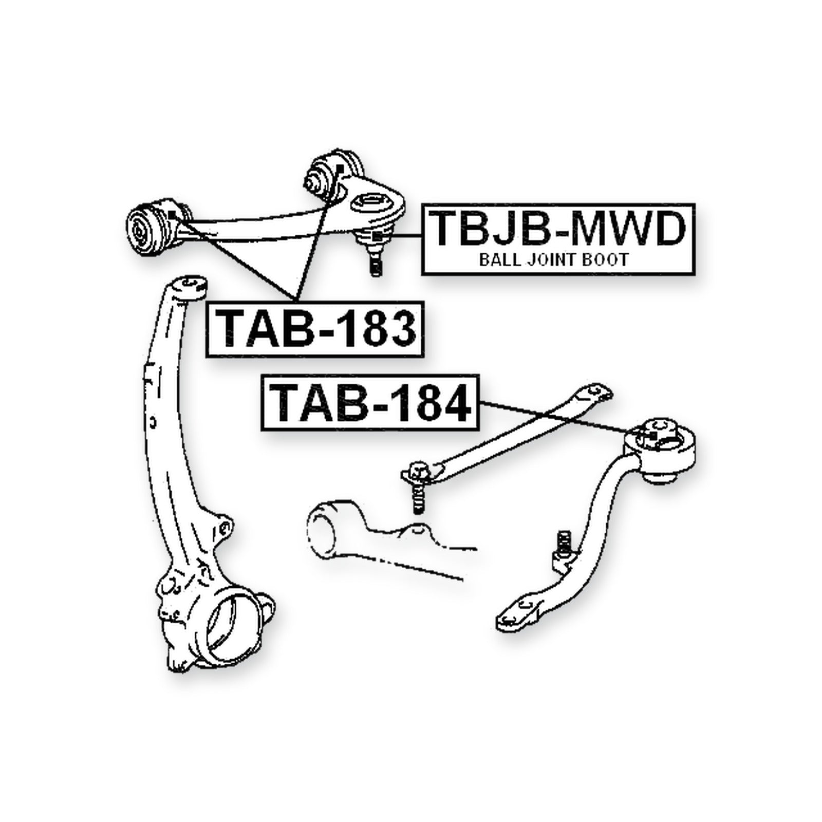 Toyota Altezza/Altezza Gita Front Lower Bushing, Control Arm