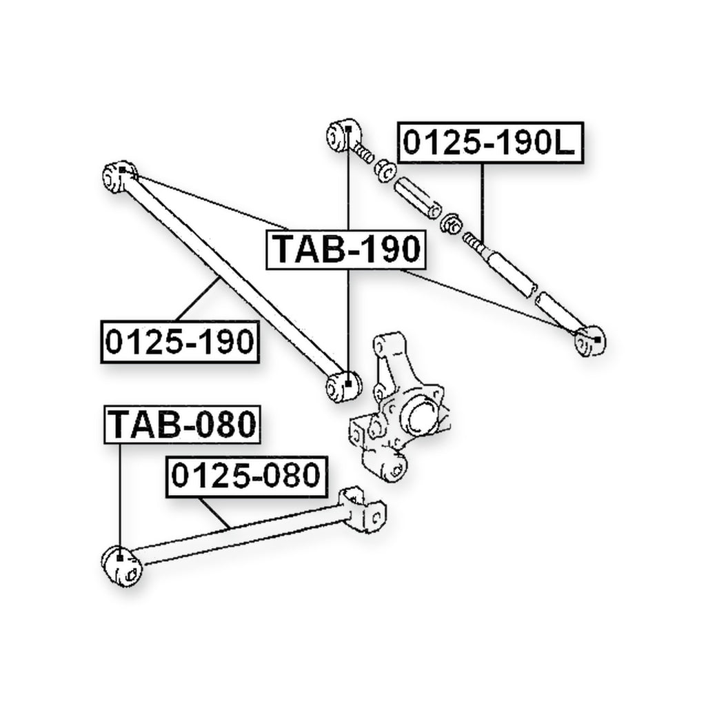 Lexus Rear Bushing, Transverse Arm
