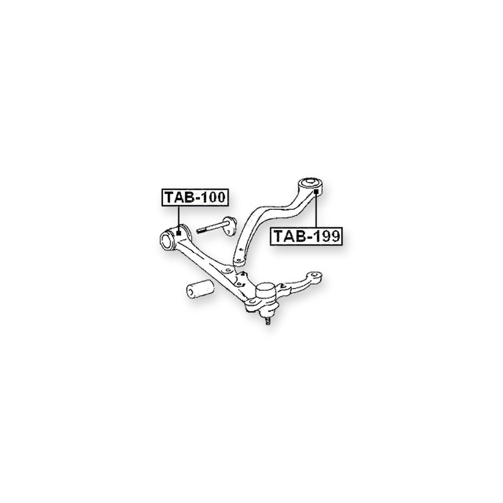 Lexus GS300 JZS147 Front Upper Bushing, Control Arm