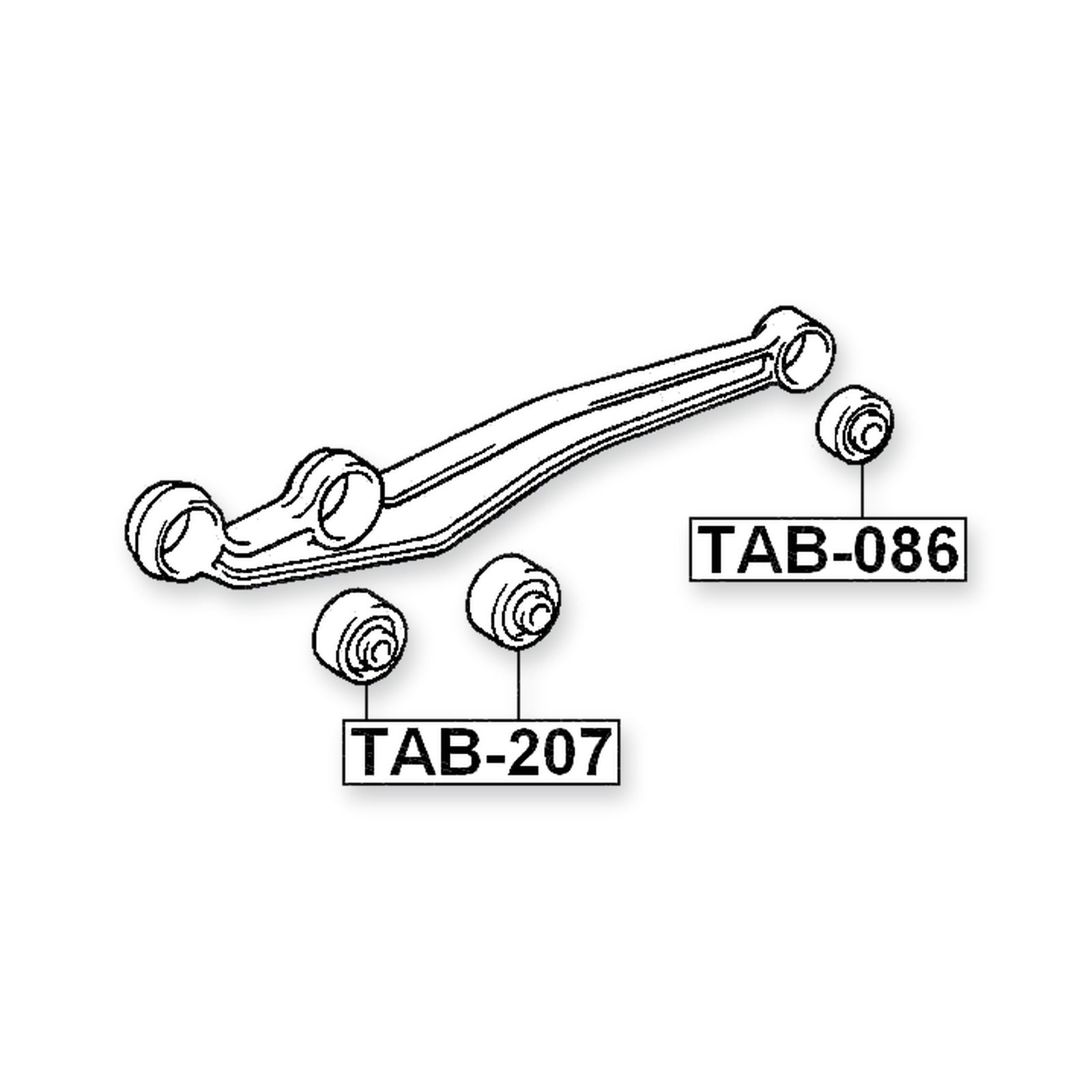 Lexus LX450 FZJ80 Front Lower Bushing, Control Arm