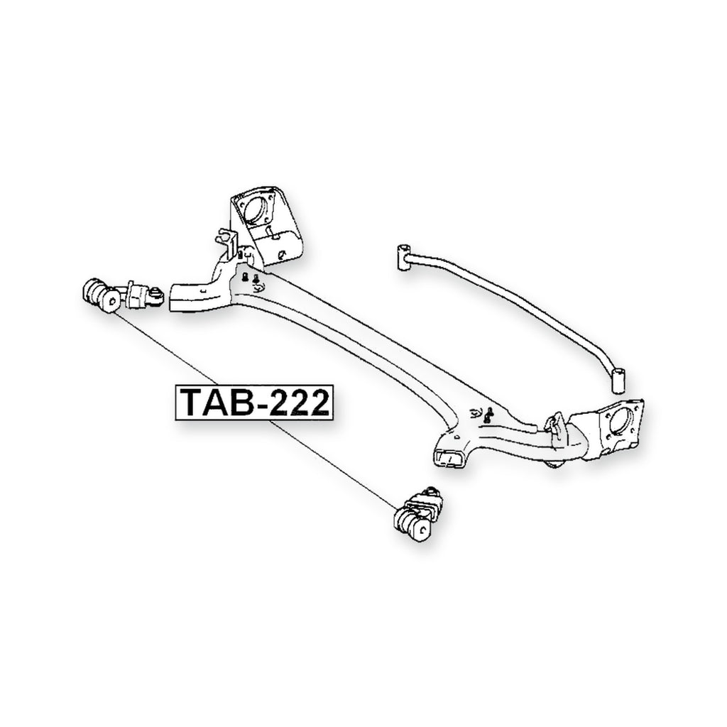 Toyota Vista/Vista Ardeo Rear Crossmember Bushing