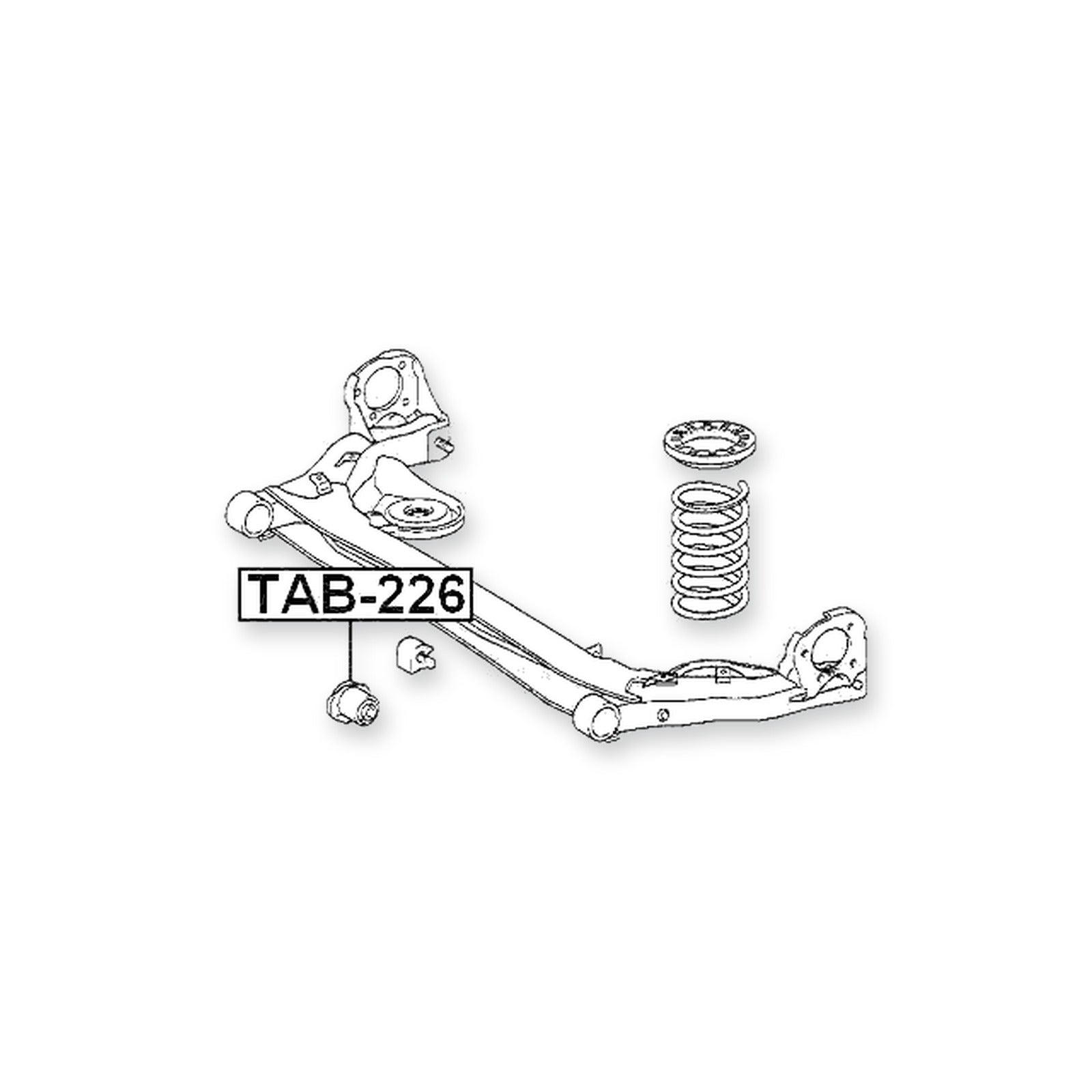 Honda Step Rear Inner Crossmember Bushing
