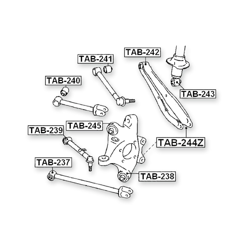Lexus Gs Series Rear Upper Knuckle Bushing