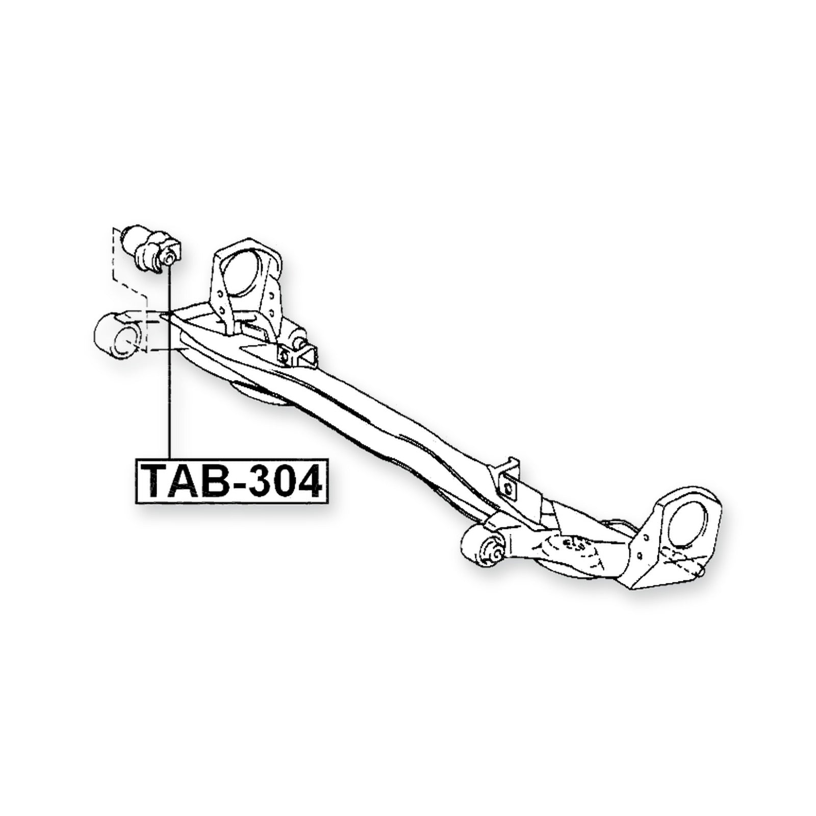Toyota Gaia Rear Crossmember Bushing