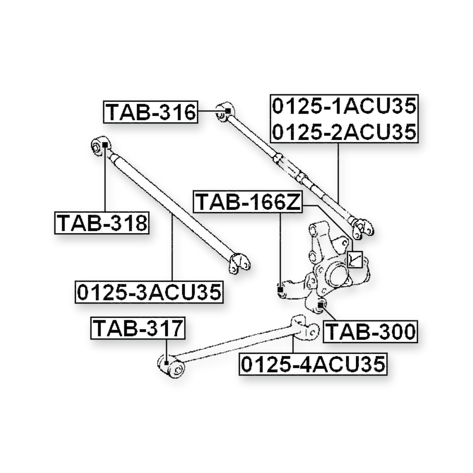 Daihatsu Altis Front Trailing Rod Bushing