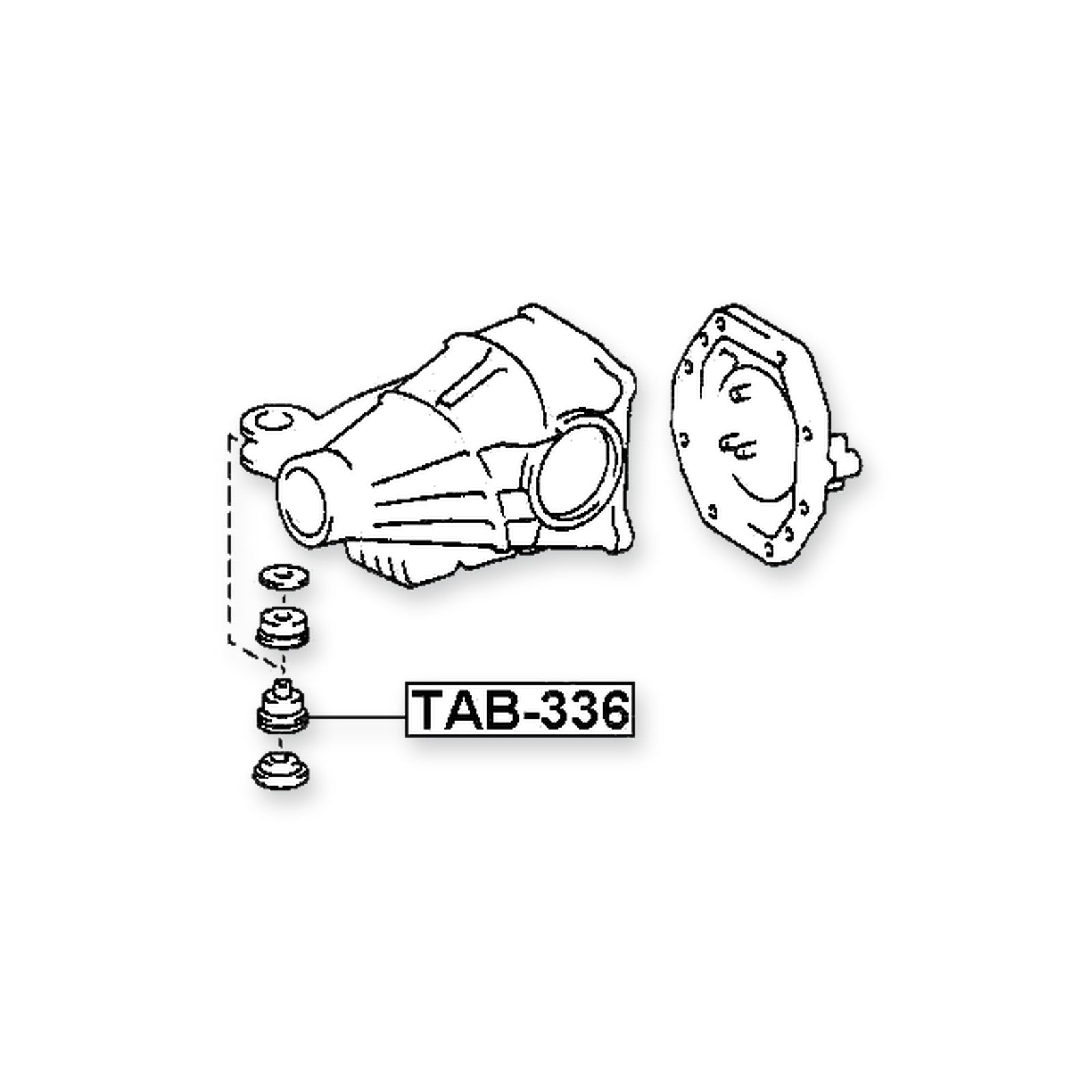 Toyota Celsior Rear Right Differential Mount