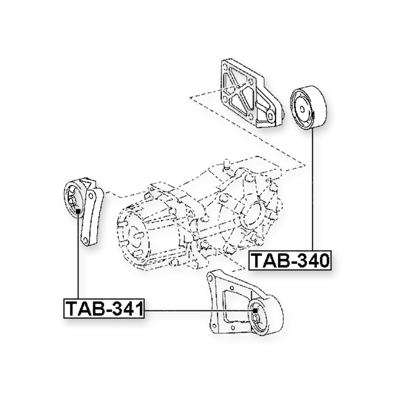 Toyota Auris Rear Differential Bushing