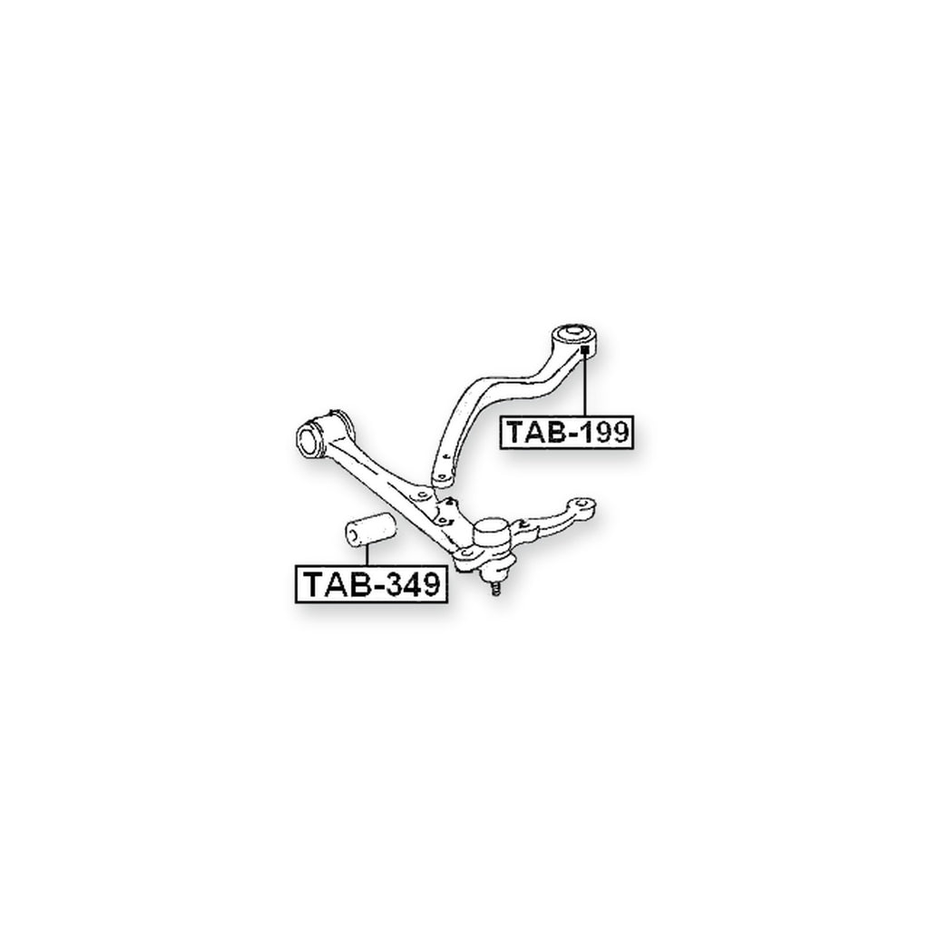 Toyota Aristo Front Lower Bushing, Control Arm