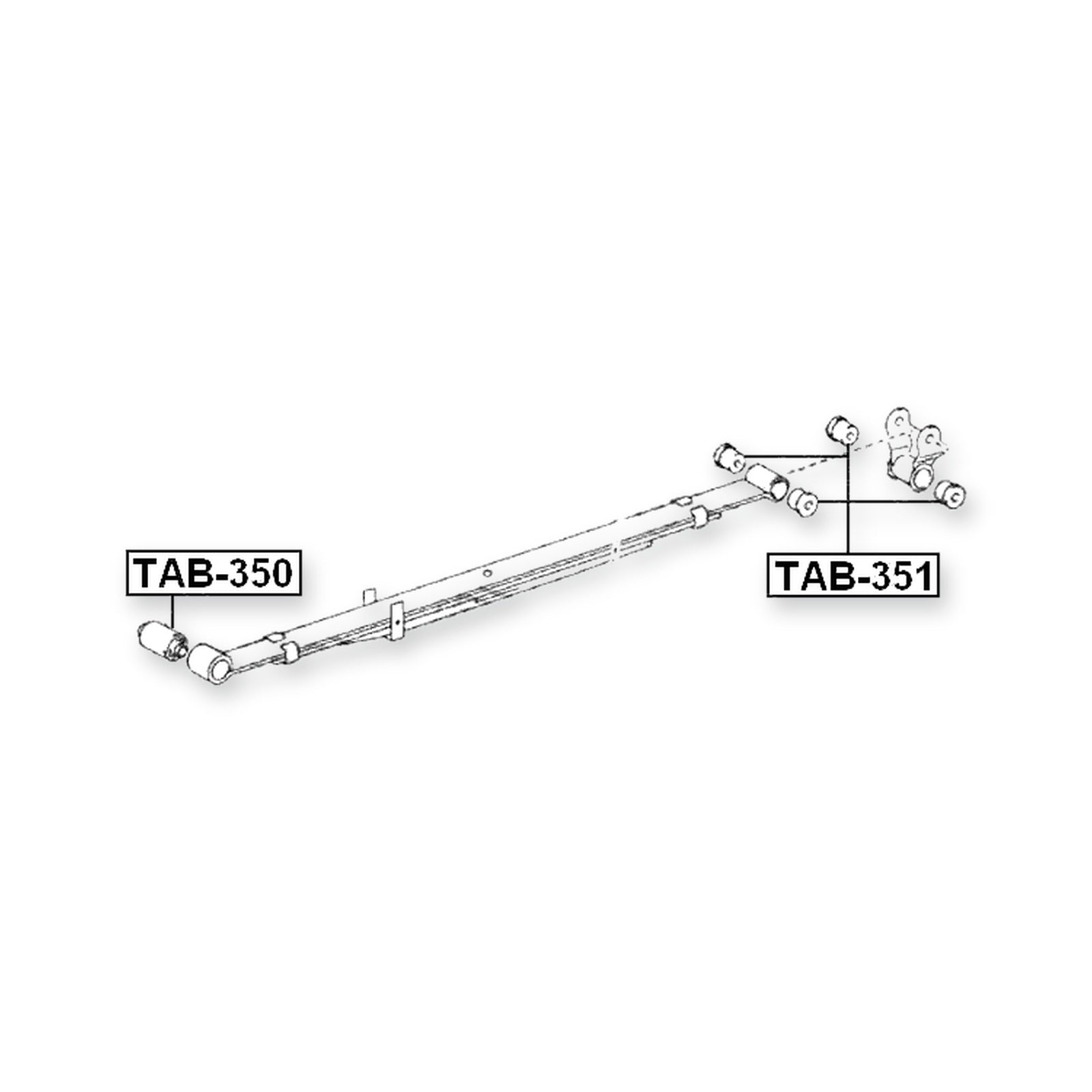 Toyota Hilux Rear Leaf Spring Bushing