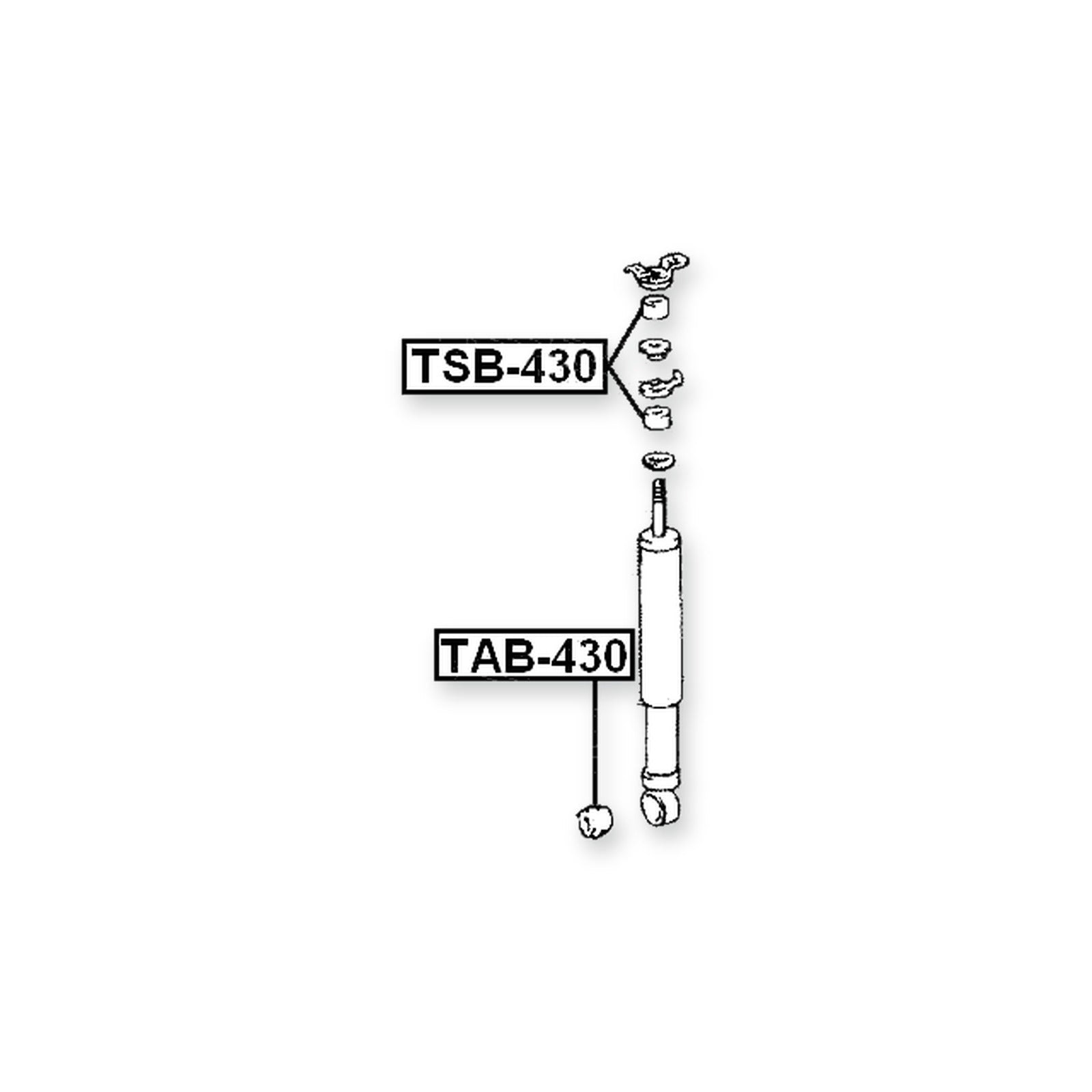Lexus LX470 UZJ100 Front Shock Absorber Bushing