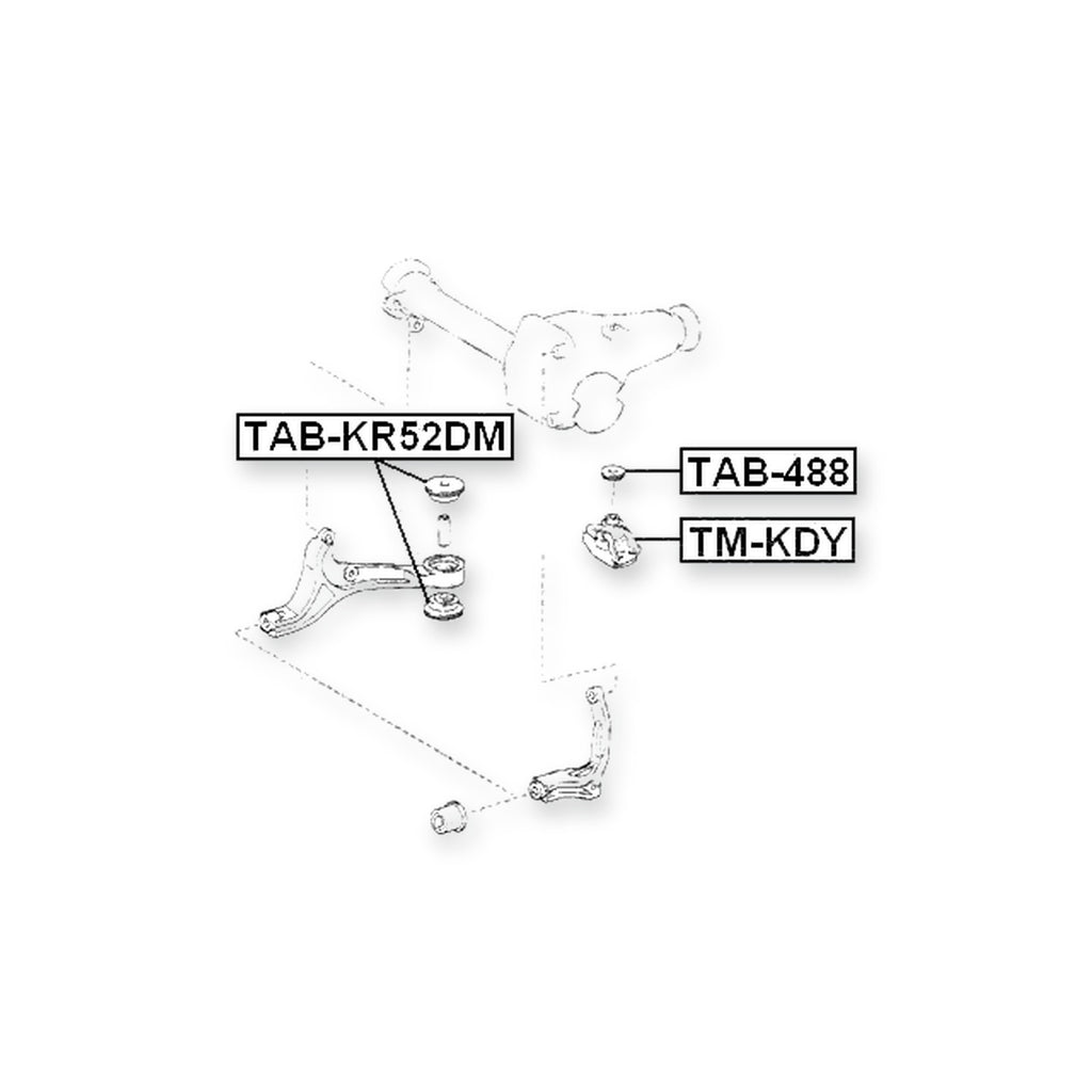 Toyota Dyna Front Lower Differential Mount