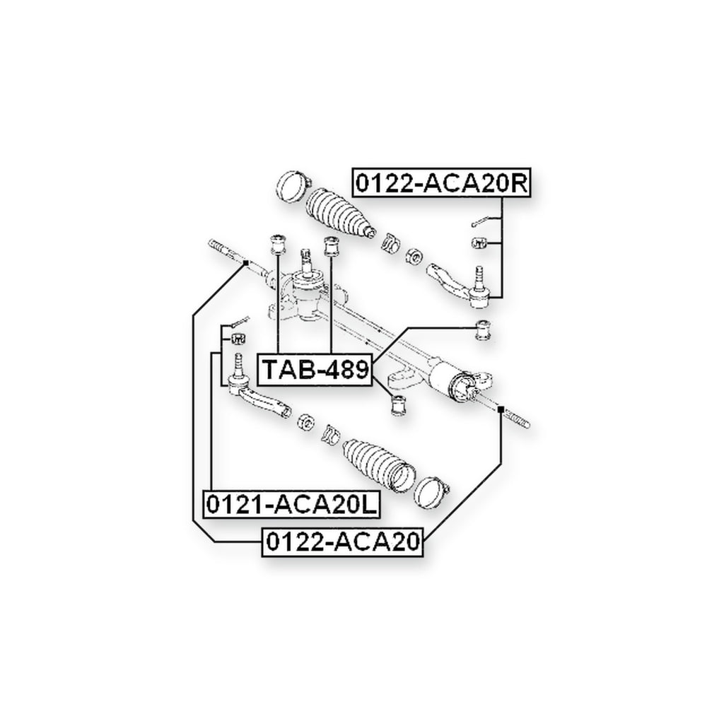 Toyota Isis Steering Rack Bushing