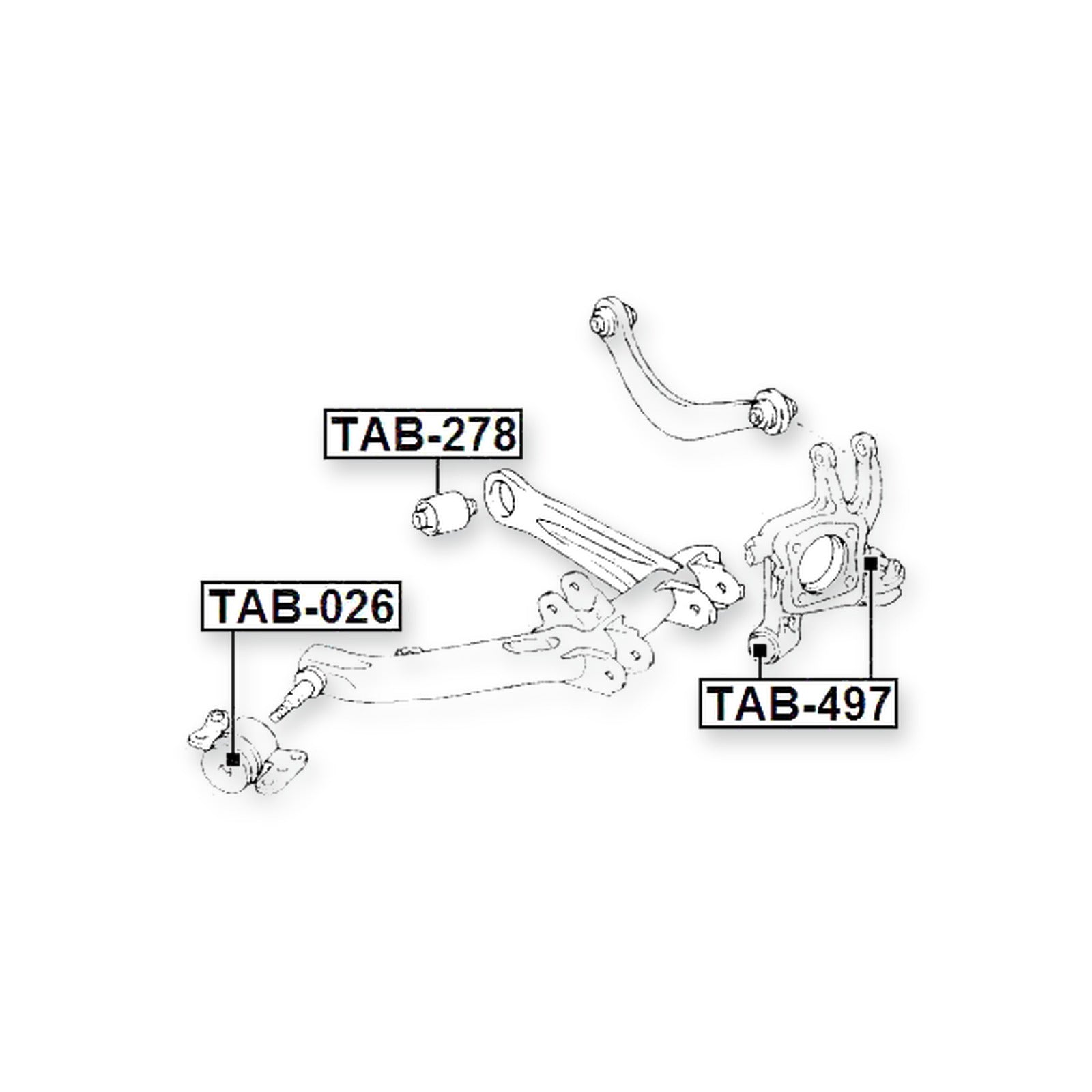 Toyota Celica Rear Lower Knuckle Bushing