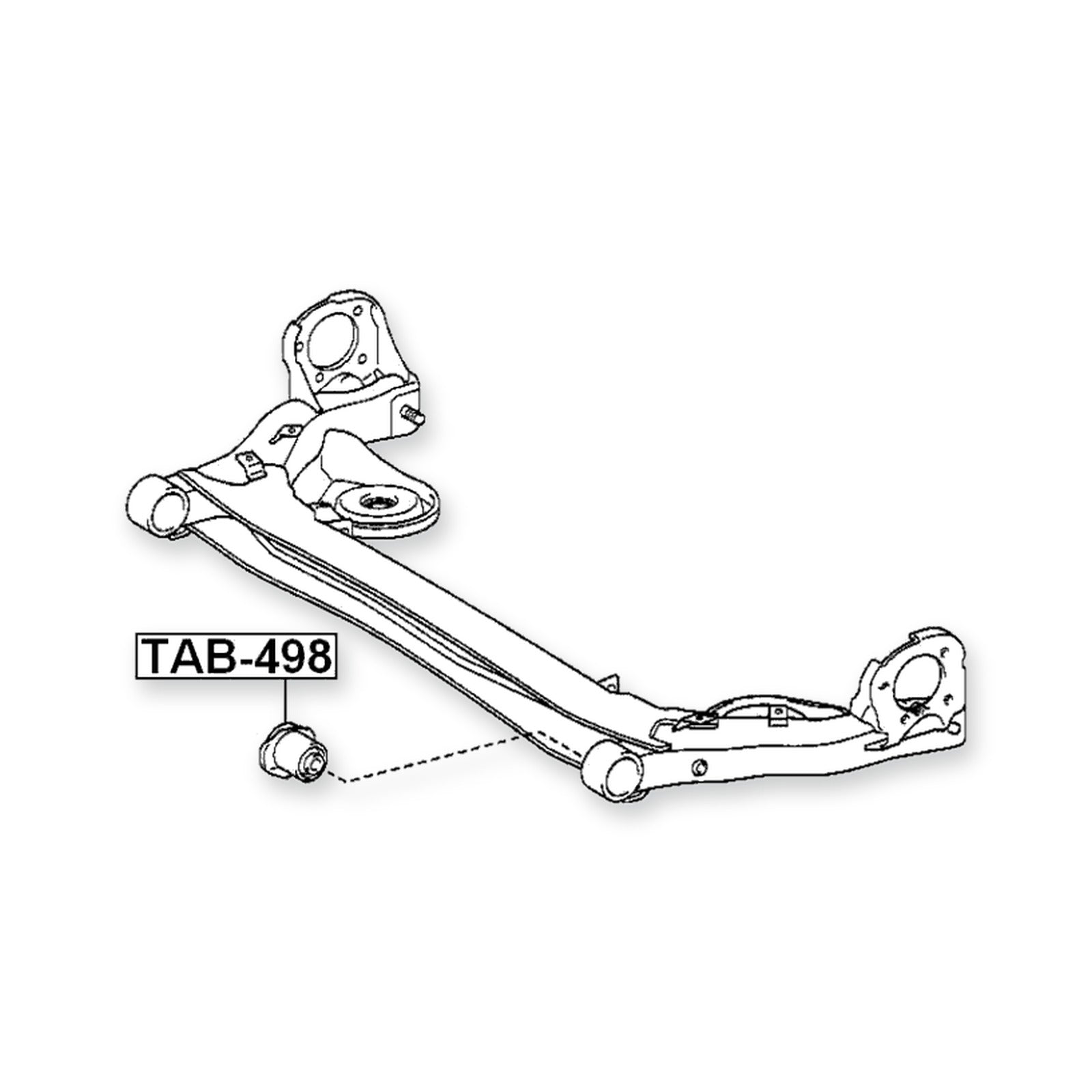 Toyota Estima T/L Rear Crossmember Bushing
