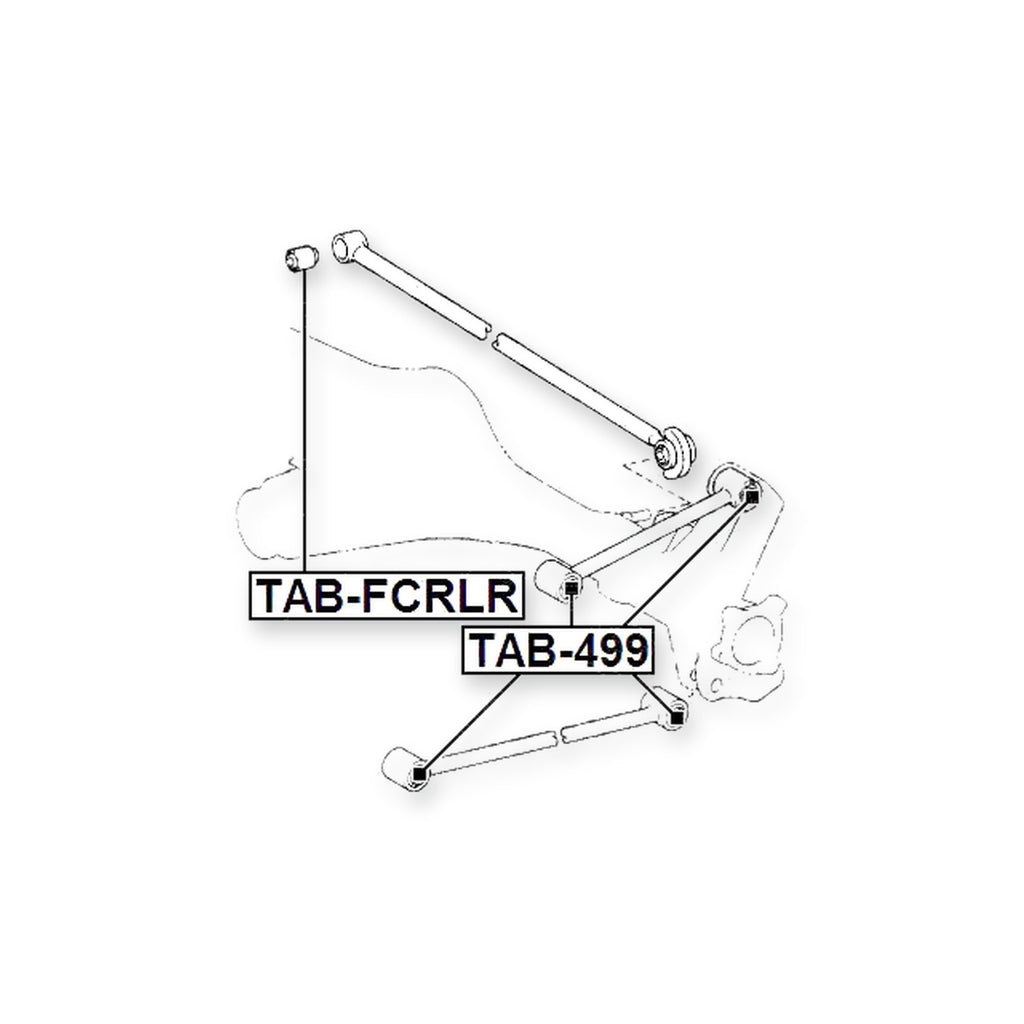 Toyota Bb/Open Deck Rear Rod Bushing