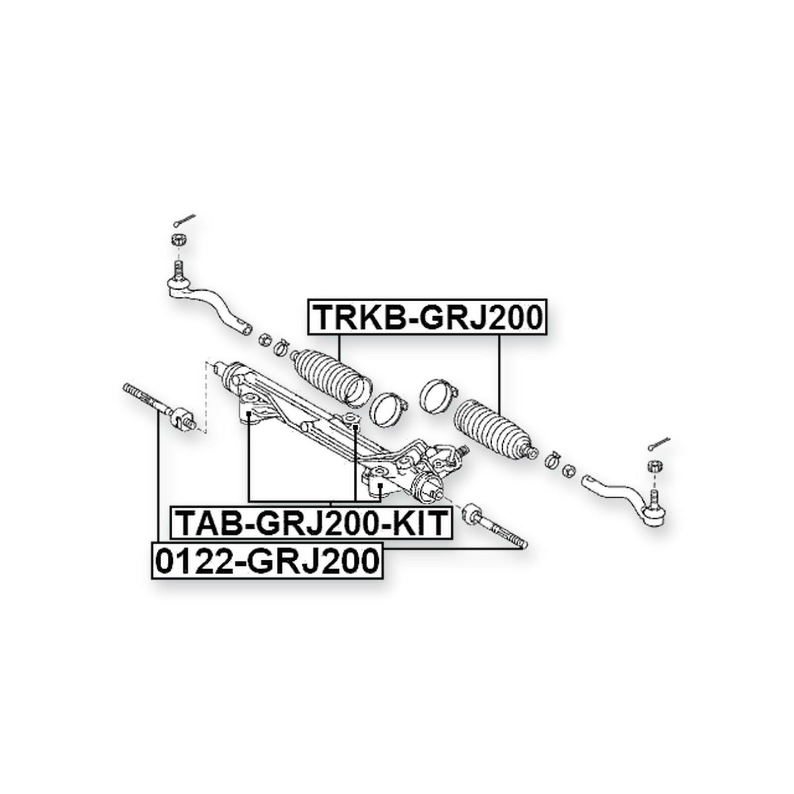 Toyota Land Cruiser Steering Rack Bushing Kit & More
