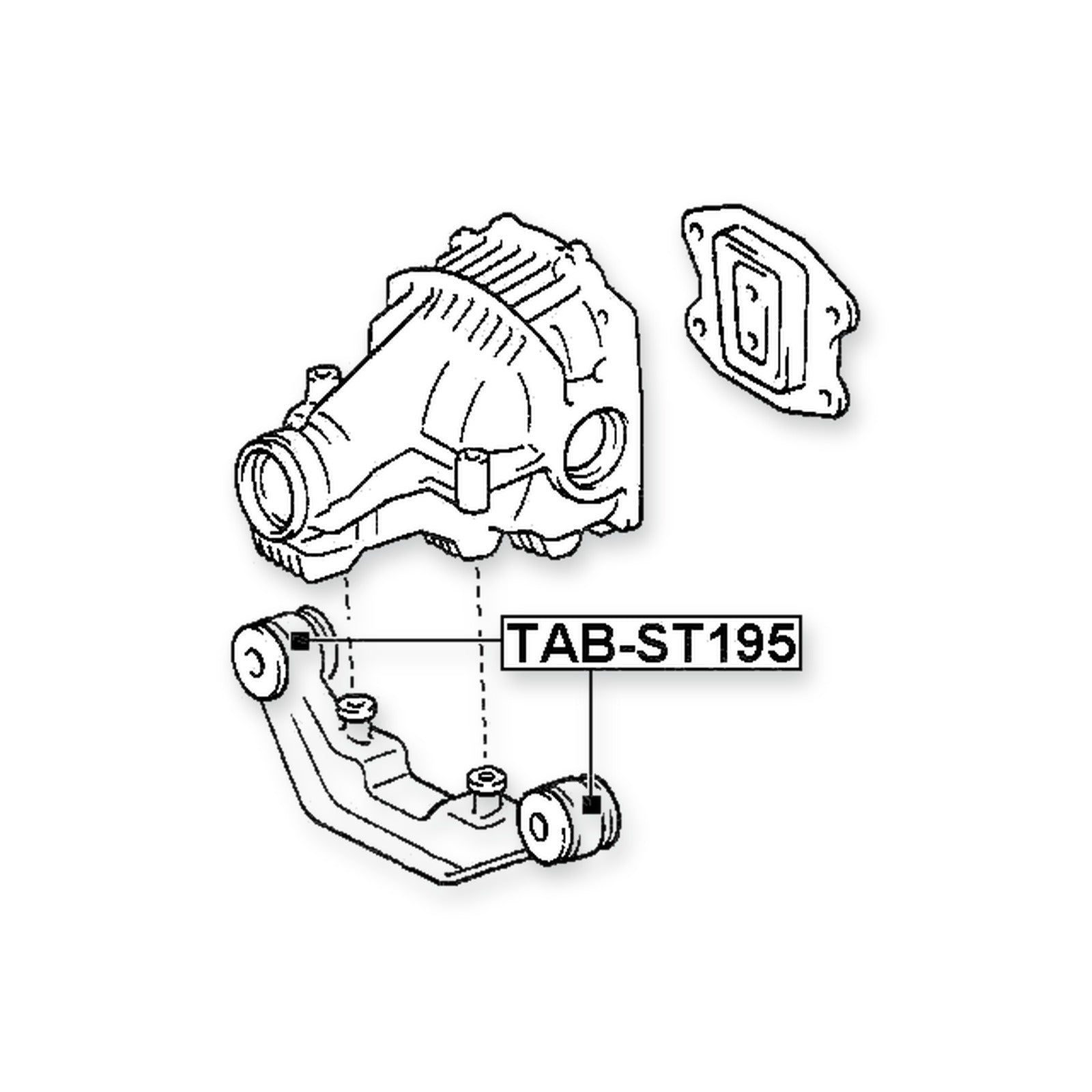 Toyota Avensis Differential Mount Bushing