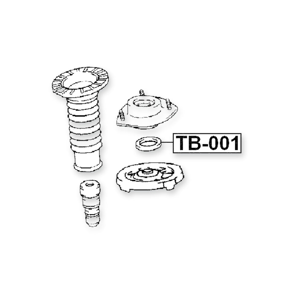 Daihatsu Altis Front Shock Absorber Bearing