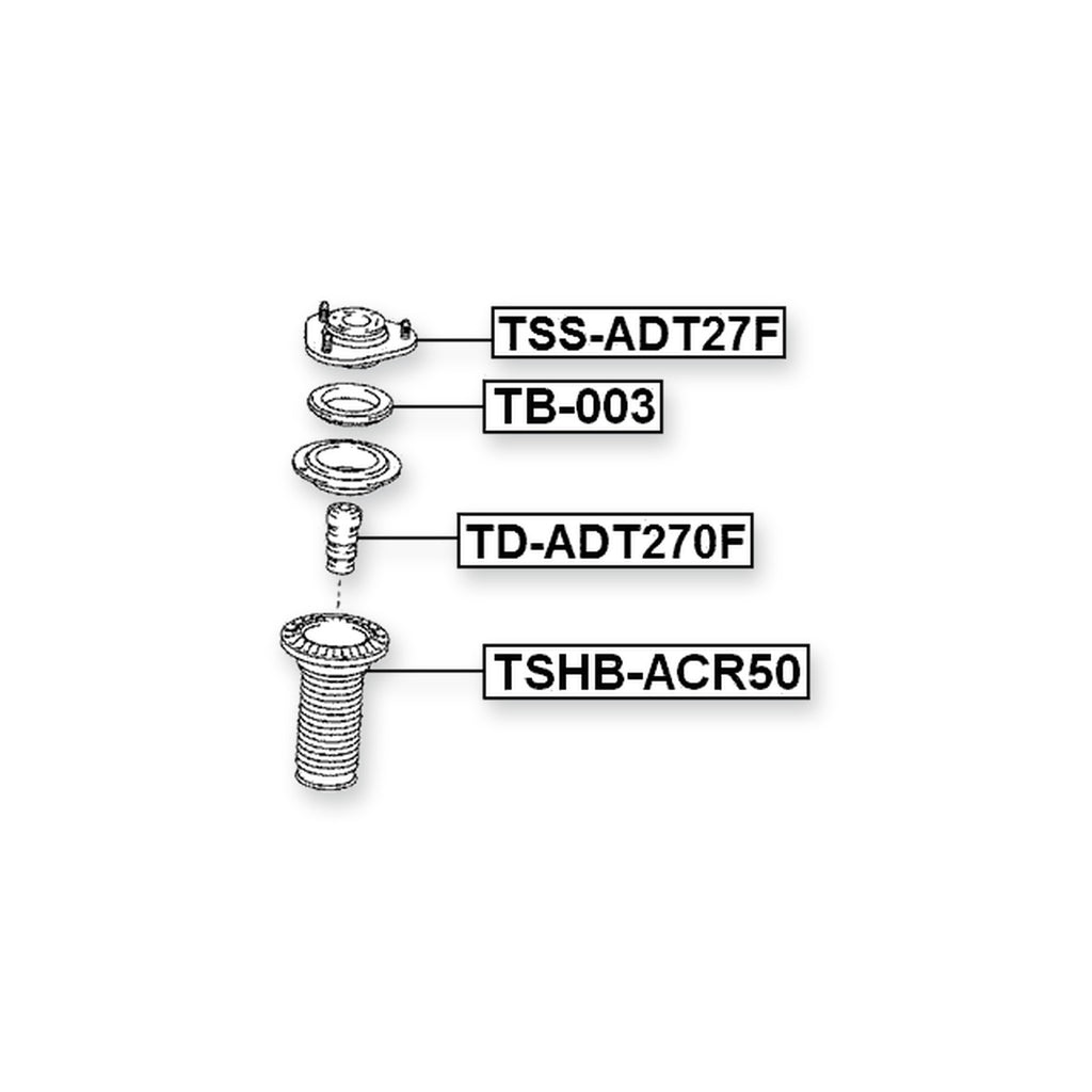 Scion Tc AGT20 Front Shock Absorber Bearing