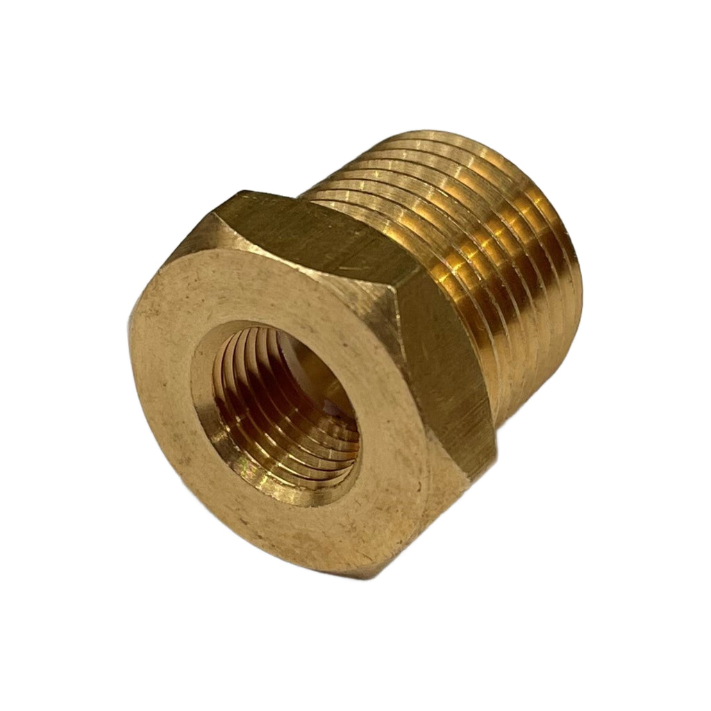 TFI Racing Temp Bush Reducer 1/8" (8.4mm) Female NPT Thread to 3/8" (17mm) Male