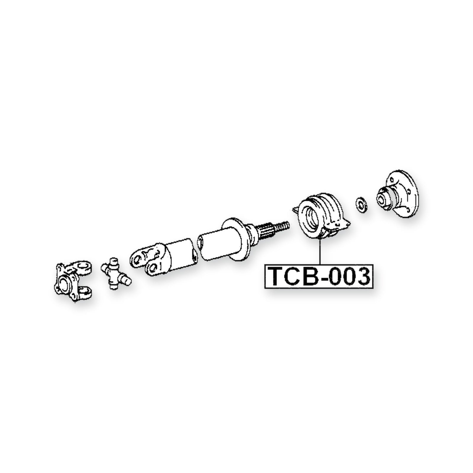 Toyota Granvia/Grand Hiace Drive Shaft Bearing