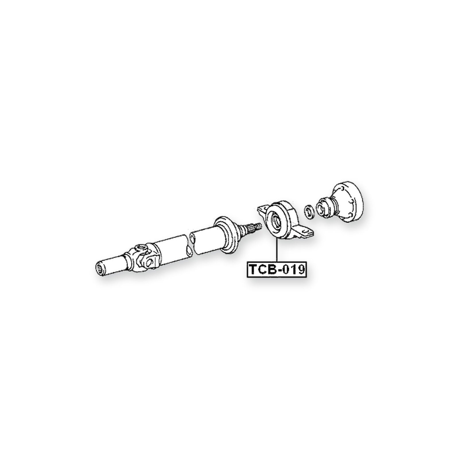 Toyota Caldina Drive Shaft Bearing