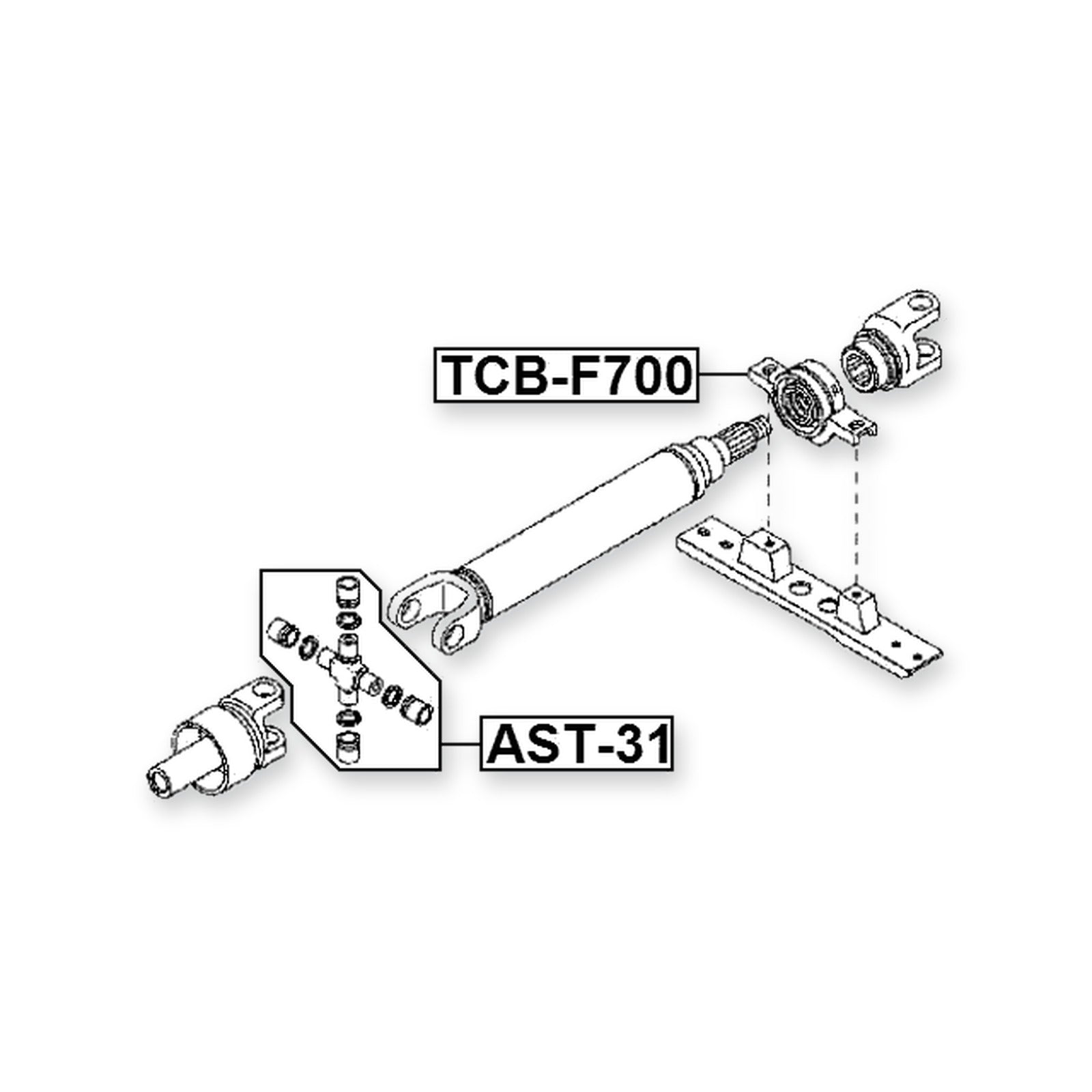 Daihatsu Terios Drive Shaft Bearing