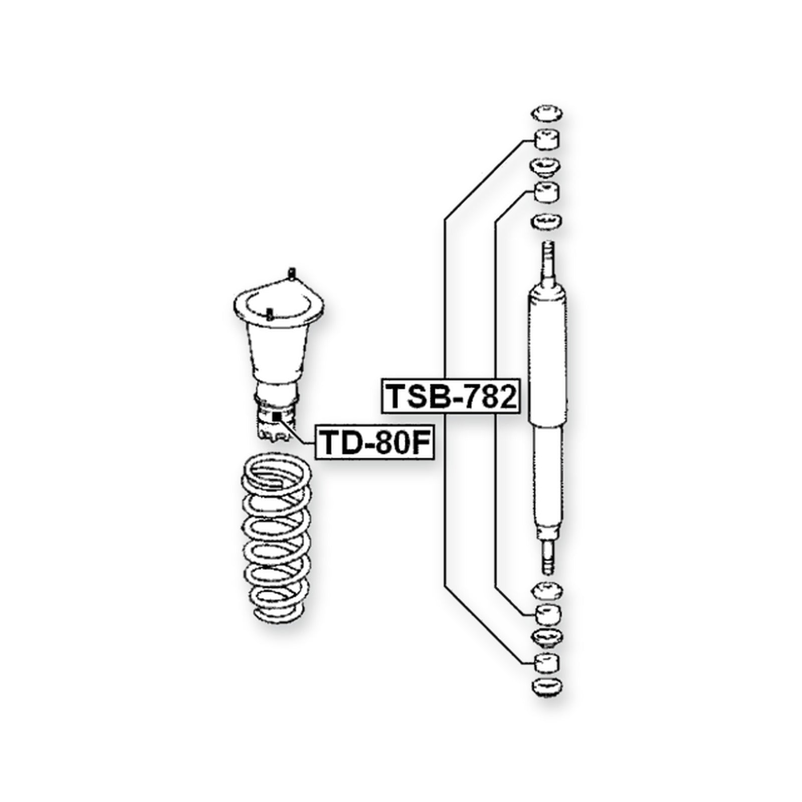 Toyota Land Cruiser Front Shock Absorber Jounce Bumper