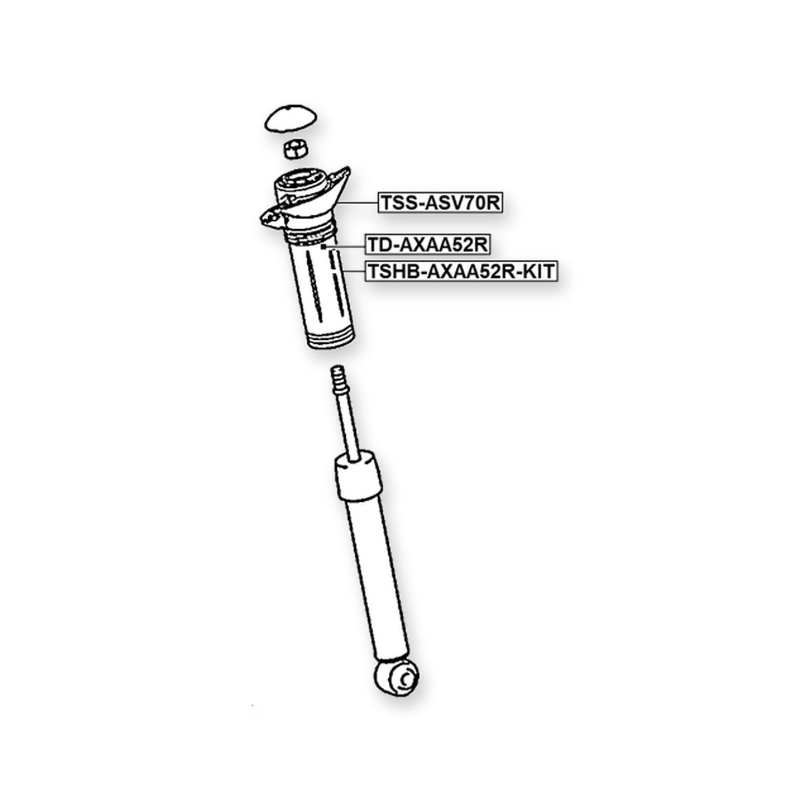 Toyota Harrier Rear Shock Absorber Jounce Bumper