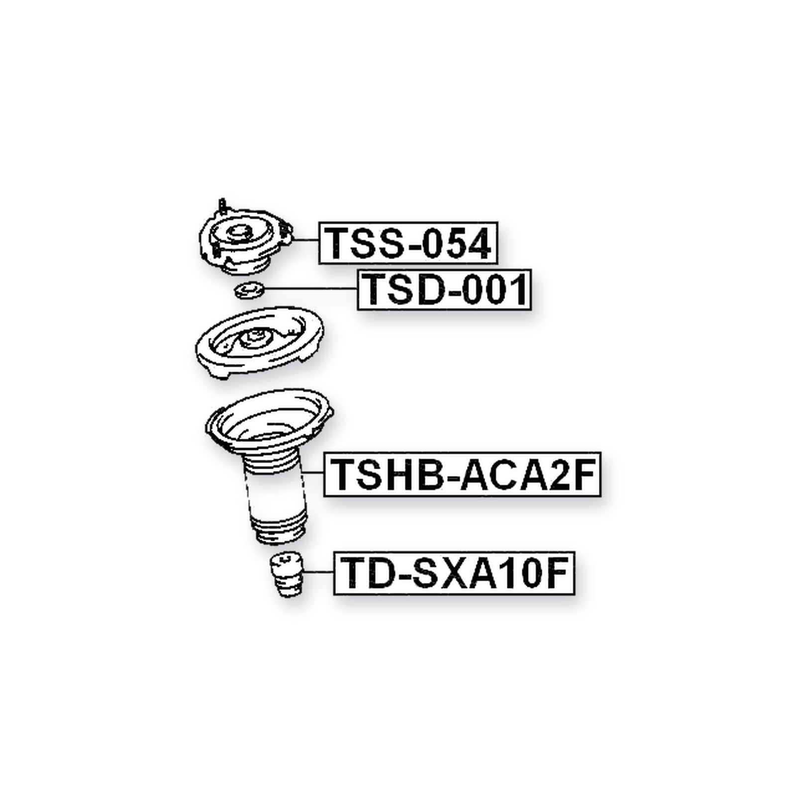 Lexus UX250H/200 Front Shock Absorber Jounce Bumper