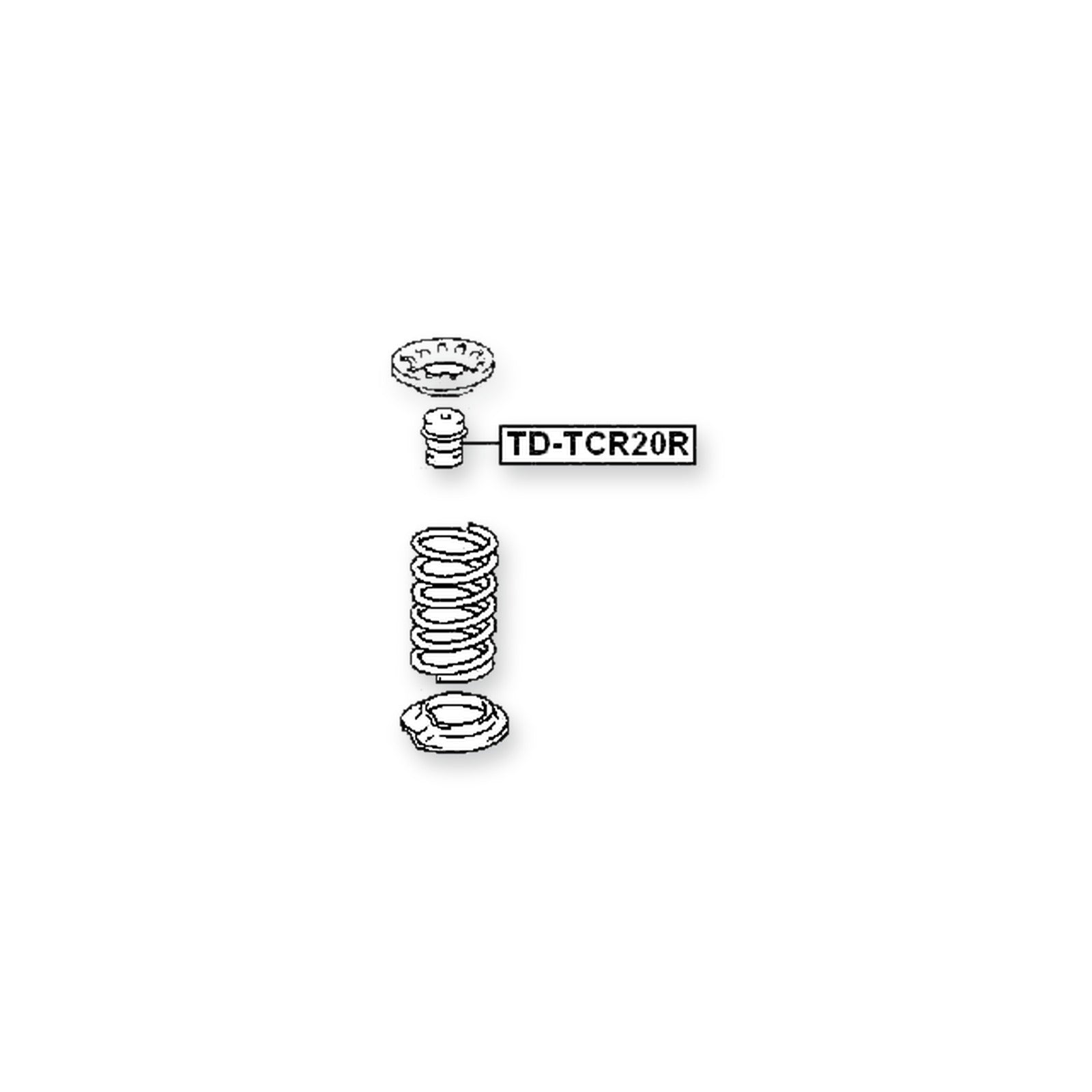 Toyota Estima Emina/Lucida Rear Bumper Spring