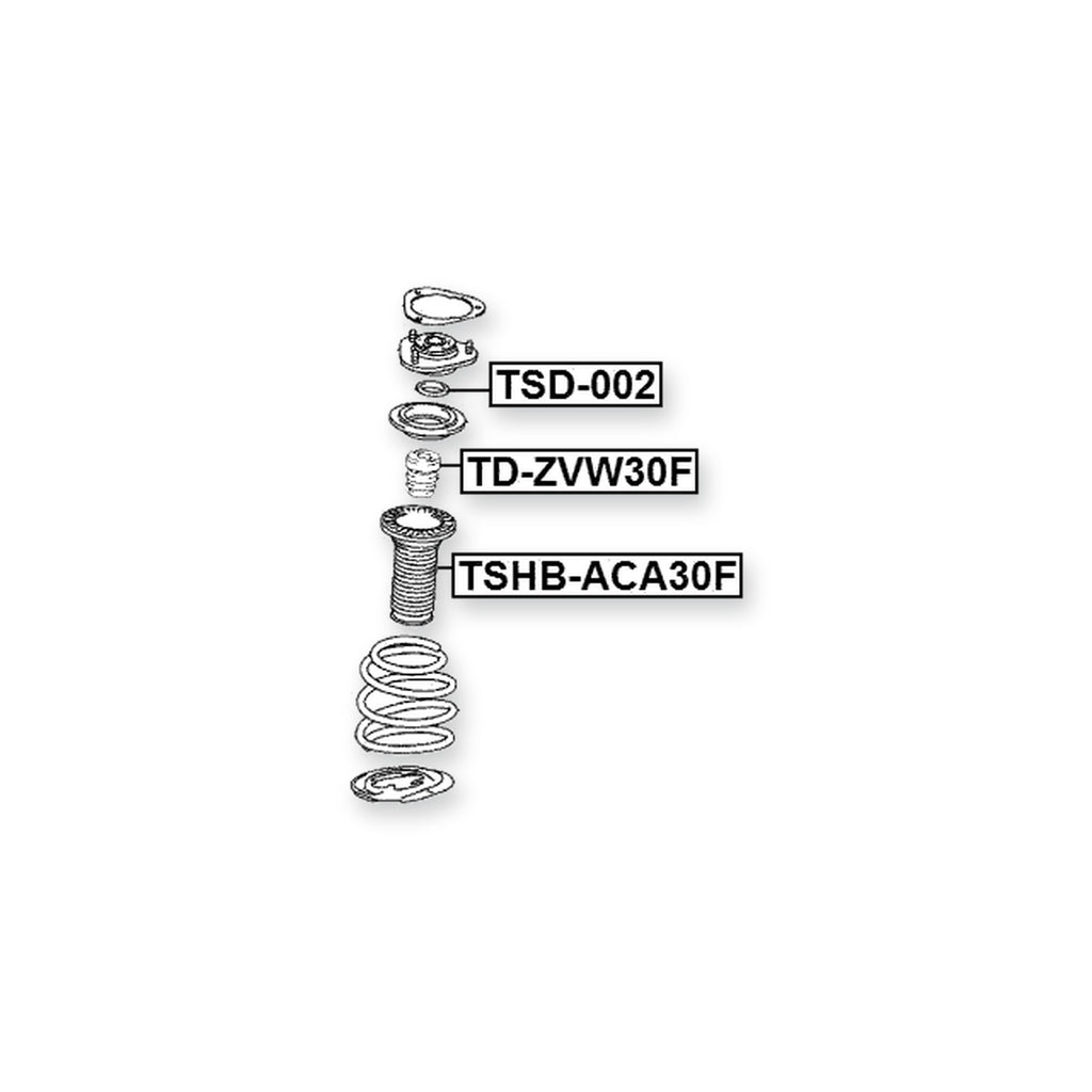 Lexus HS250H ANF10 Front Shock Absorber Jounce Bumper