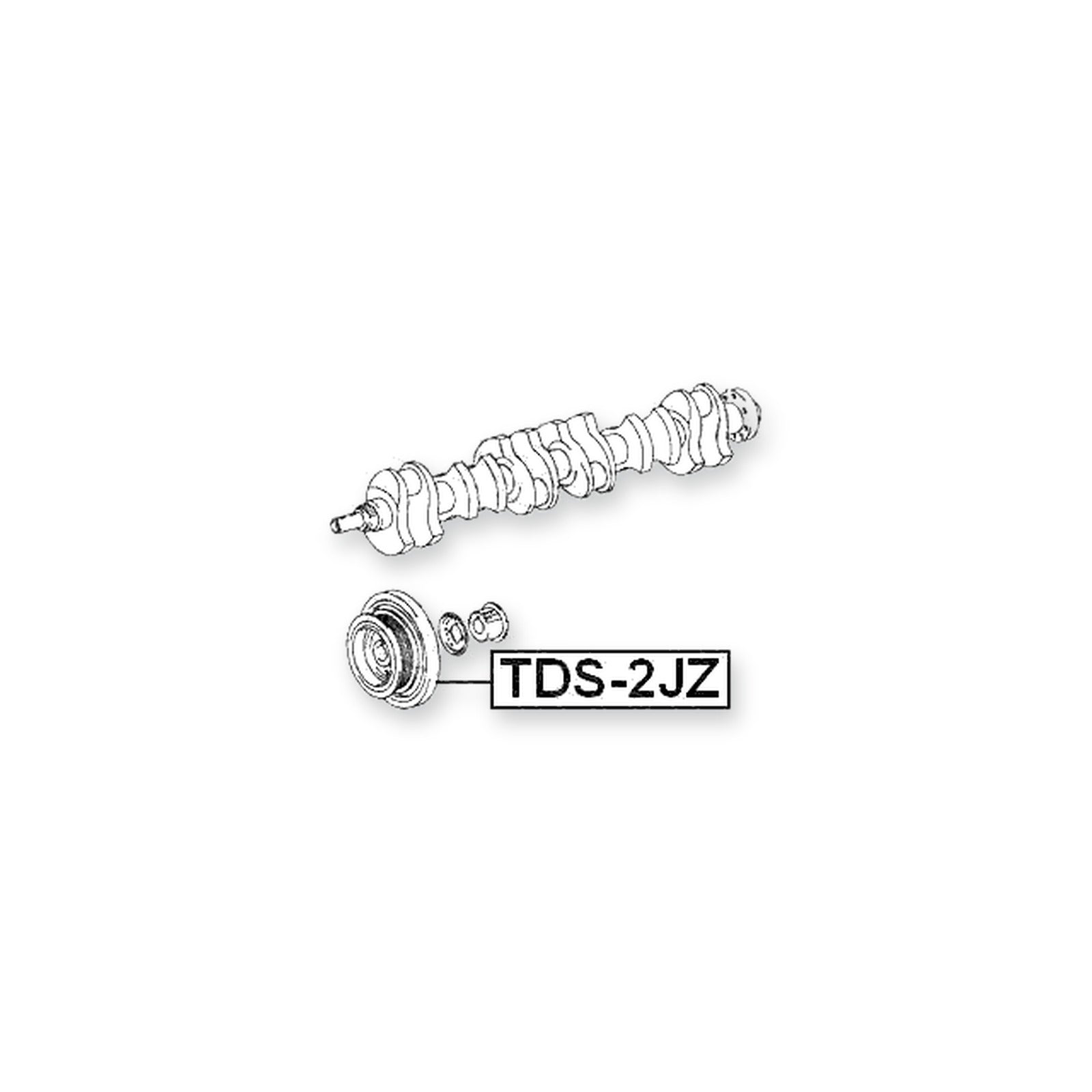 Lexus GS300 JZS147 Crankshaft Pulley 1Jzge/2Jzge/2Jzgte