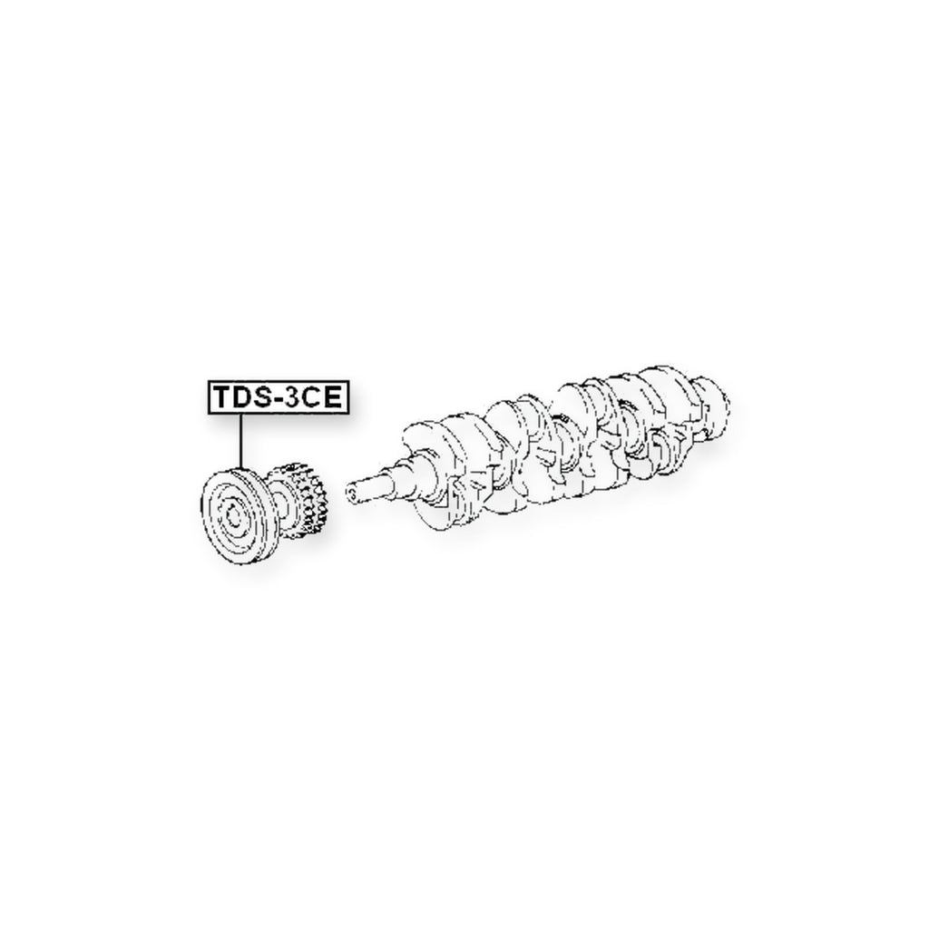 Toyota Deliboy Crankshaft Pulley 2C/3Ce