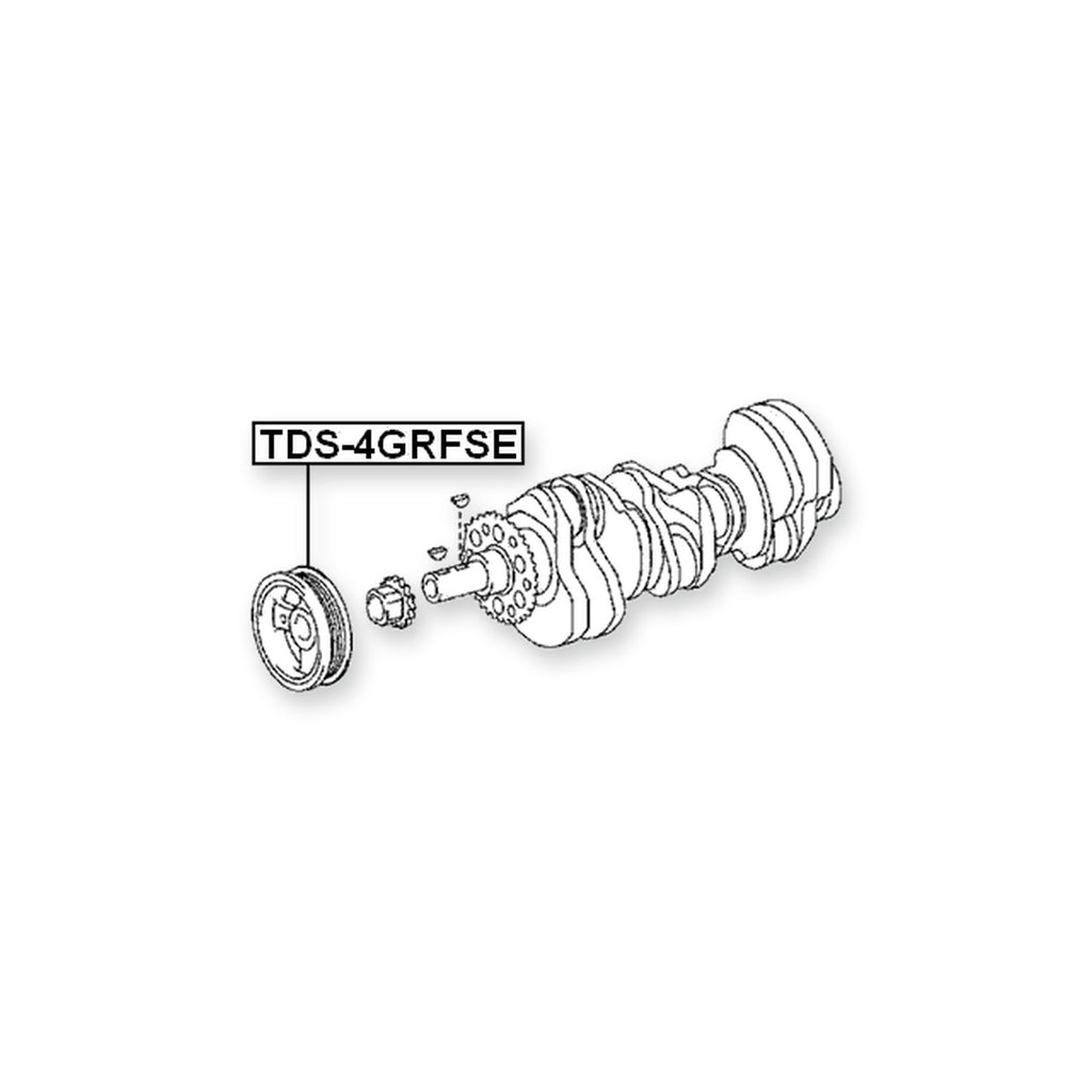 Lexus Gs Series Crankshaft Pulley 4GRFSE