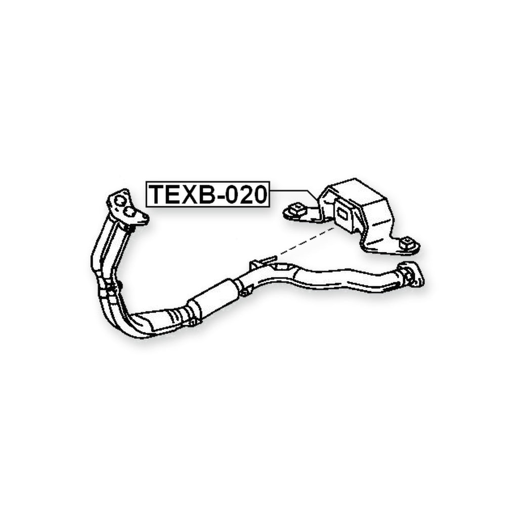 Toyota Camry/Vista Rear Exhaust Pipe Support
