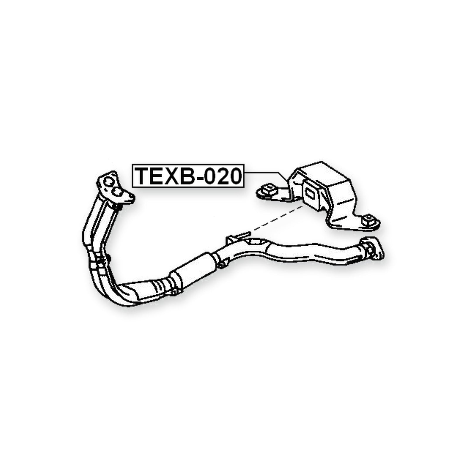 Toyota Camry/Vista Rear Exhaust Pipe Support