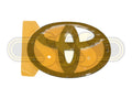 Genuine Toyota Landcruiser Badge/Logo *T* Logo On Grille (01/12-08/15)