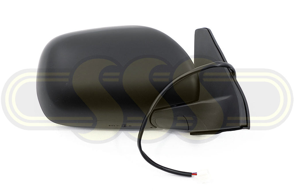 Toyota Landcruiser Prado Door Mirror Right Hand Black Electric (10/02-08/09)
