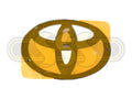 Genuine Toyota Landcruiser Prado Badge/Logo *T* Logo On Tail Gate (08/17-12/23)
