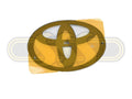Genuine Toyota Fortuner Badge/Logo *T* Logo On T/G, N/Barn DR (07/15-06/20)