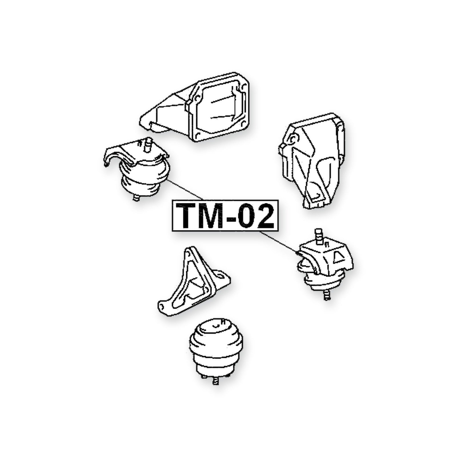 Toyota Chaser Front Engine Mount (Hydro)