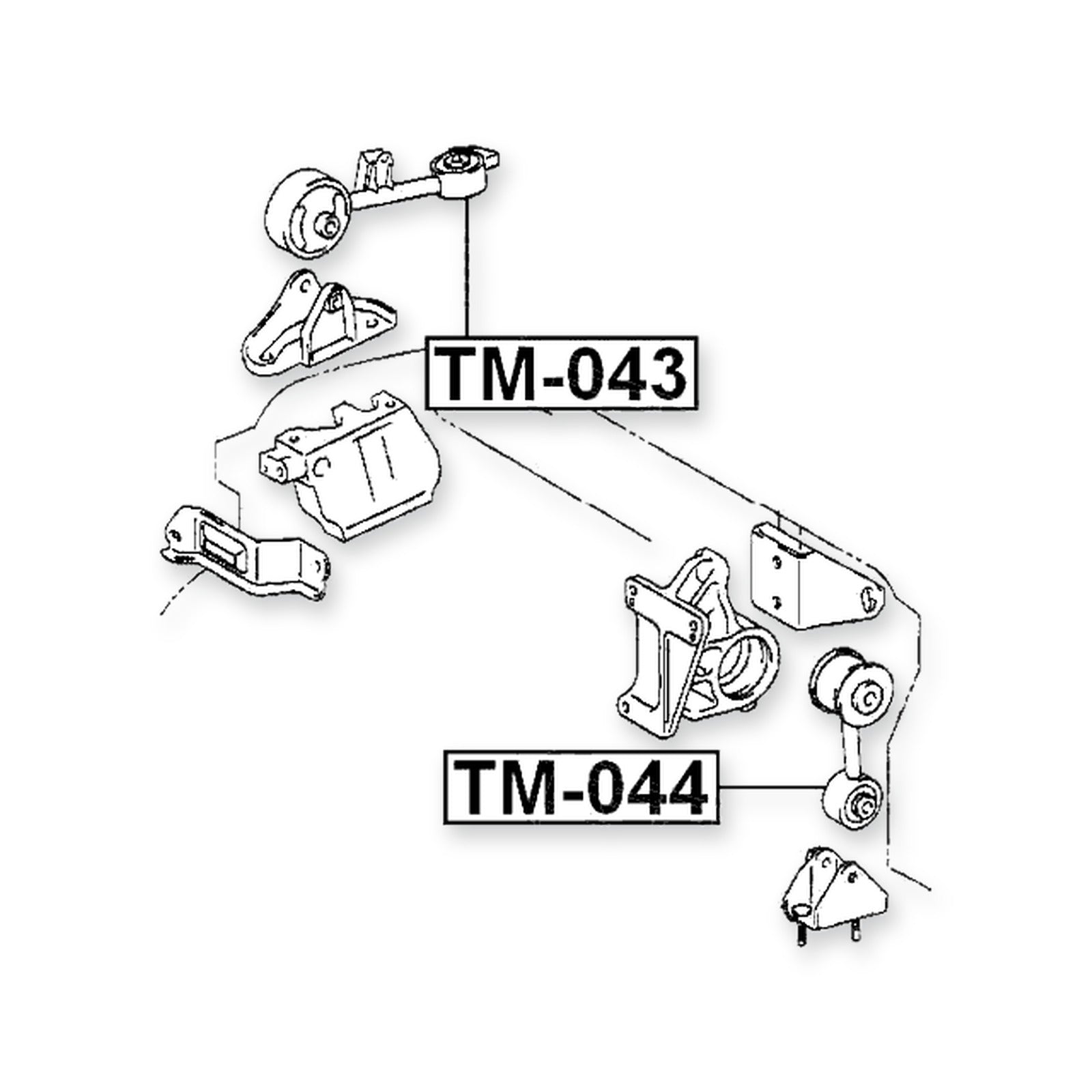 Daihatsu Altis Rear Right Engine Mount