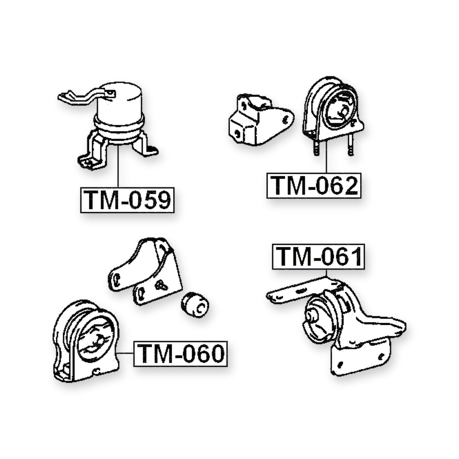 Toyota Caldina Rear Engine Mount