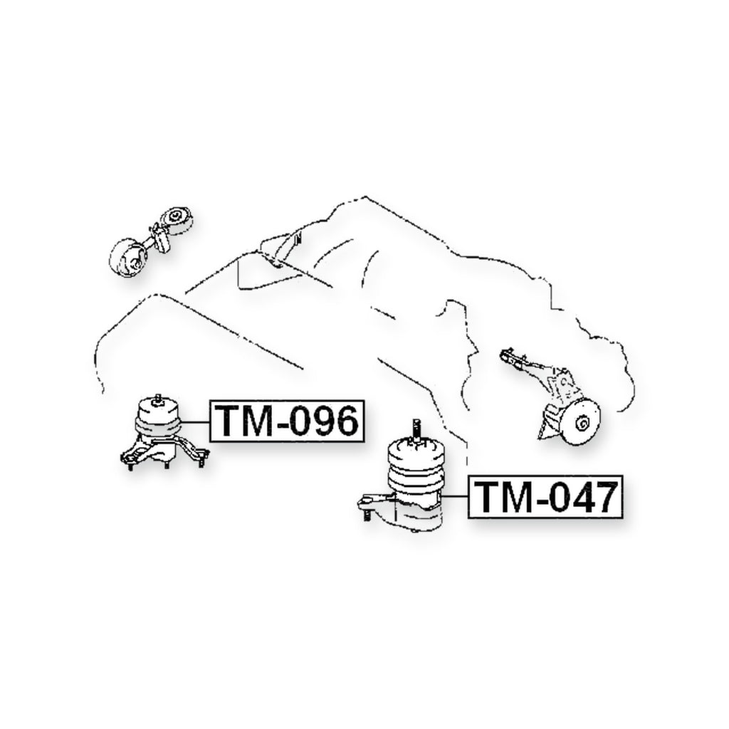 Toyota Estima T/L Front Right Engine Mount (Hydro)