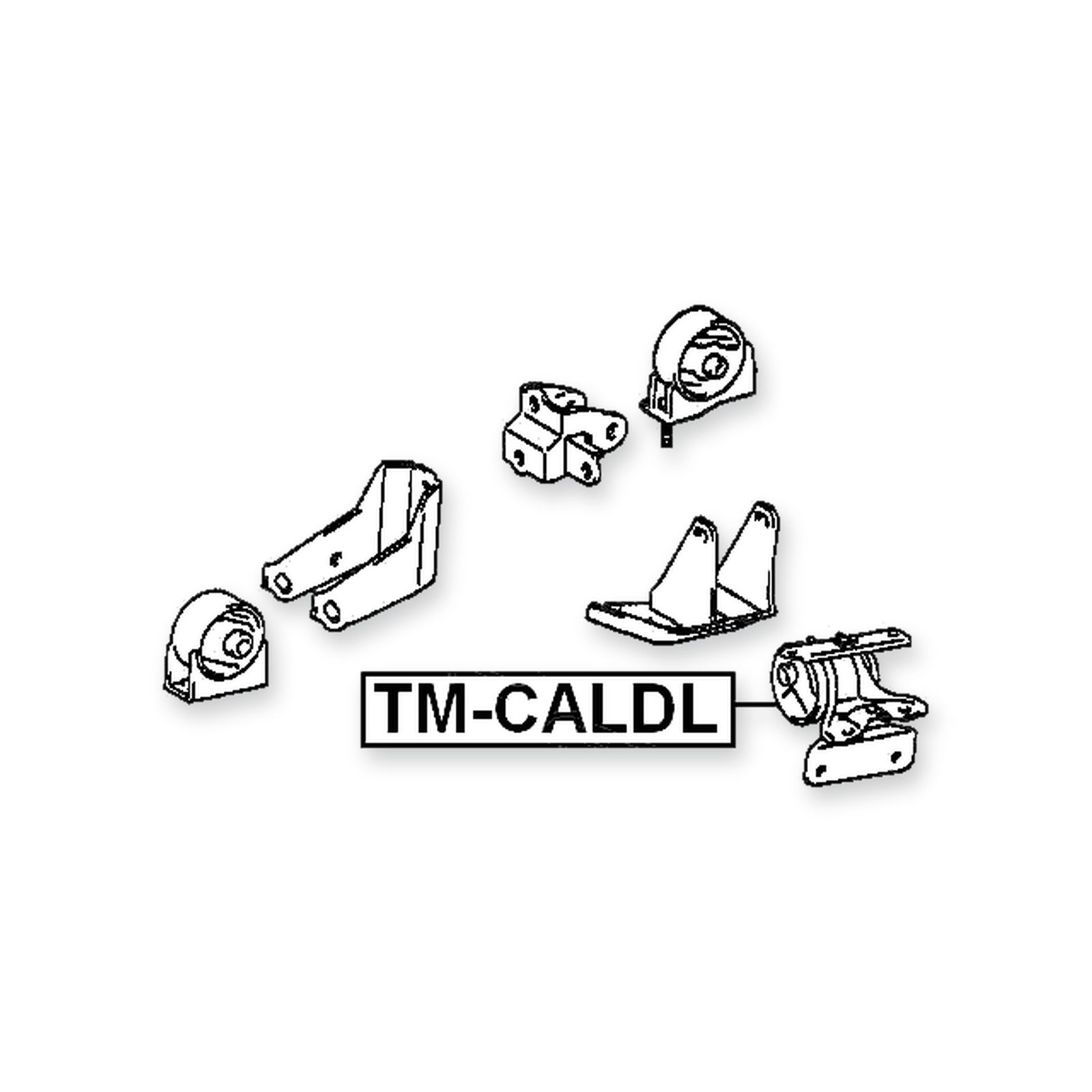 Toyota Caldina Front Left Engine Mount