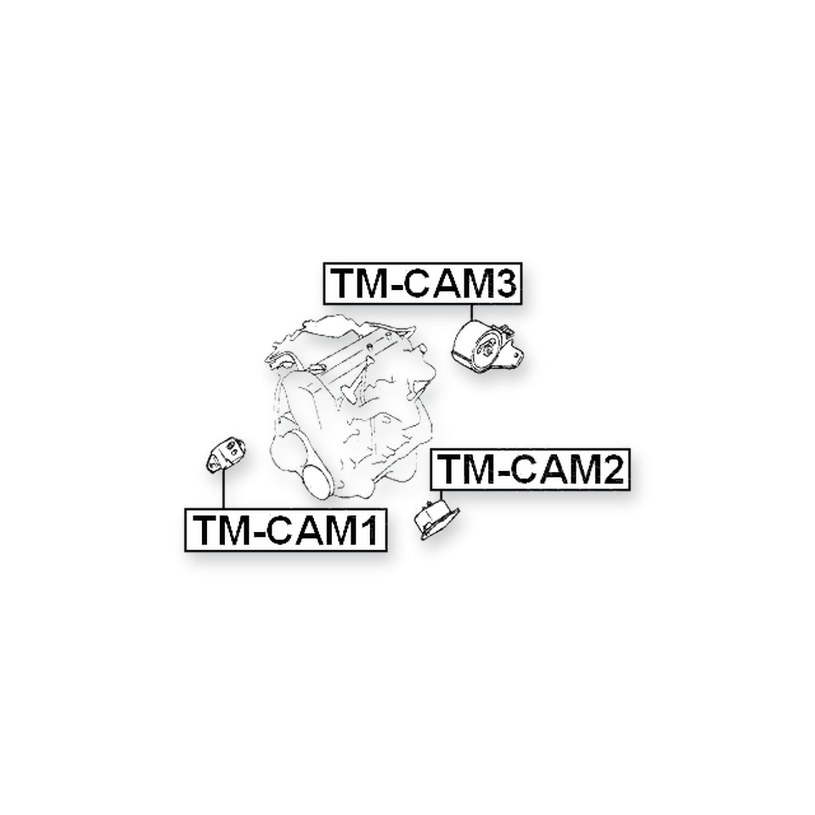 Toyota Cami Front Left Engine Mount