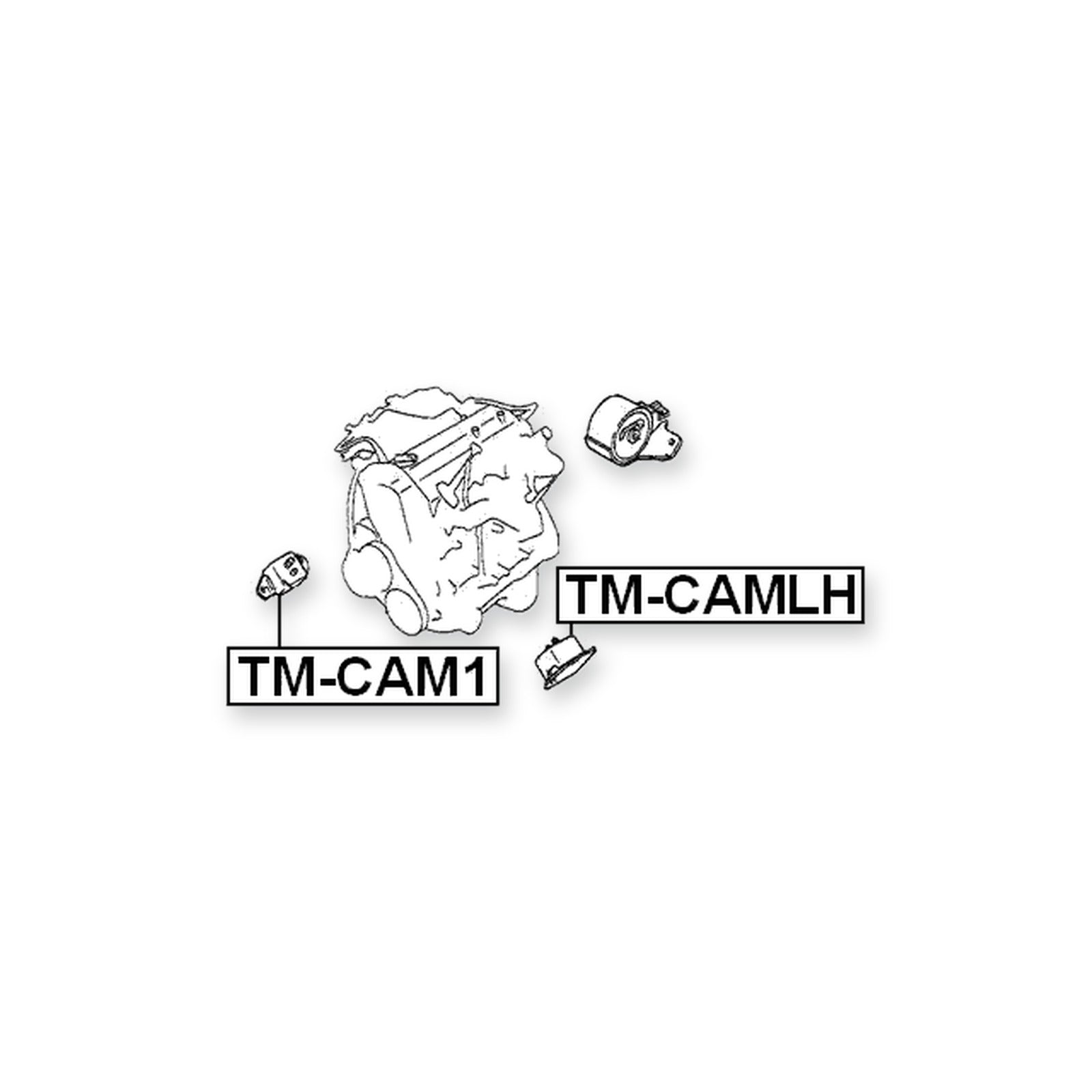 Toyota Cami Front Left Engine Mount