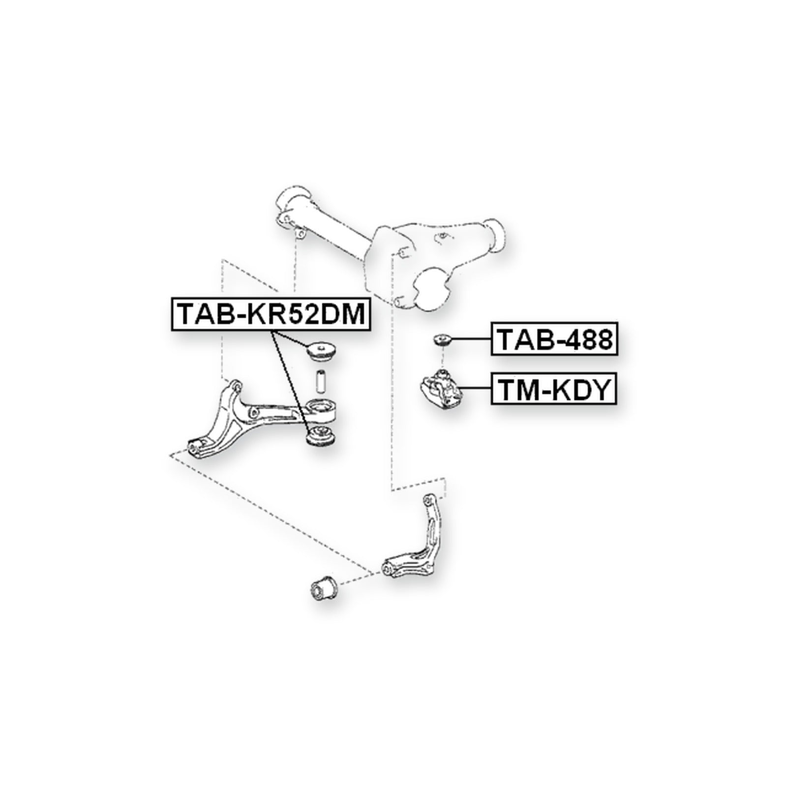 Toyota Dyna Front Differential Mount